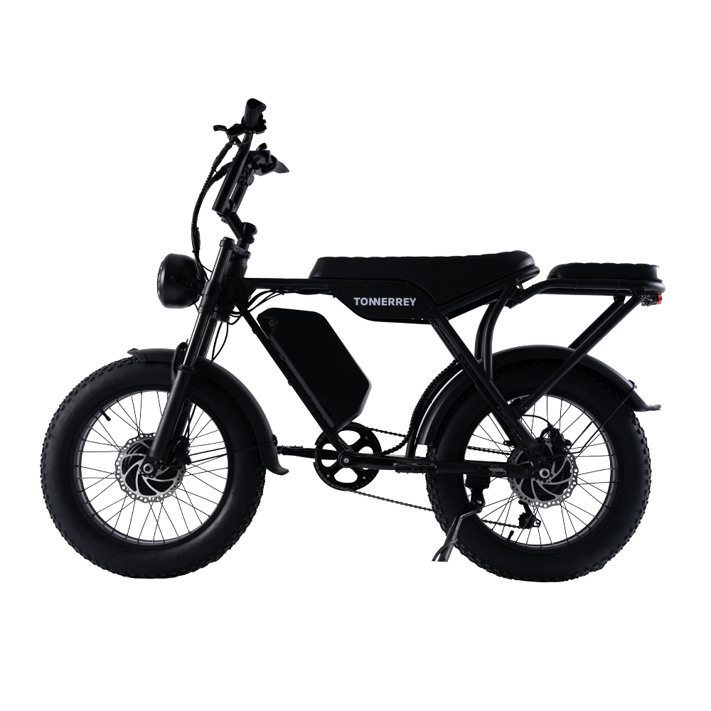 Tonnerry T8 Electric Bike with 3000W peak dual motors and 60V 30Ah Long-lasting Battery