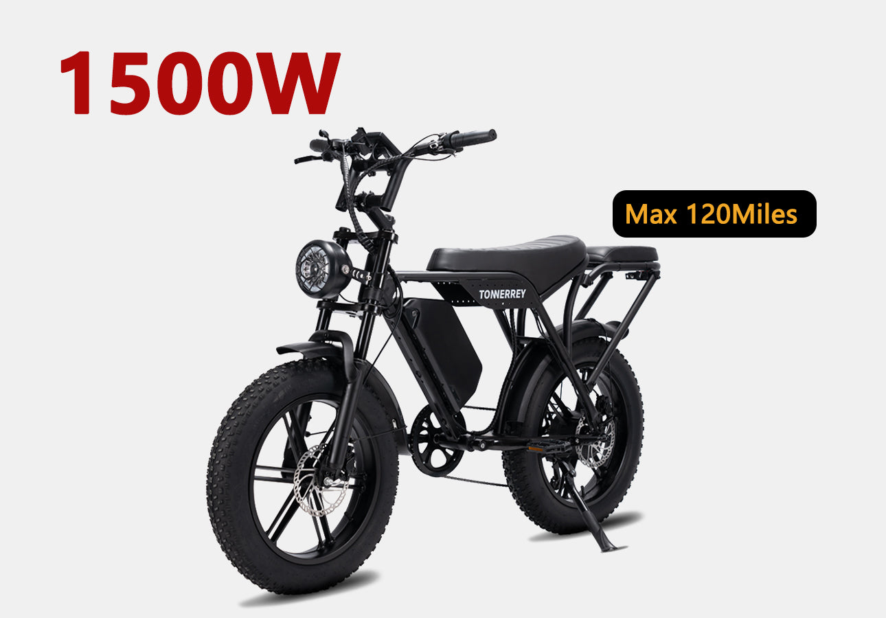 Tonnerrey T8 1500W Moped-style Electric Bike