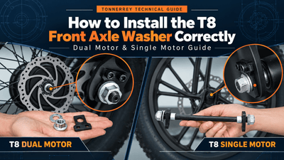 How to Install the Tonnerrey T8 Front Axle Washer Correctly - TONNERREY