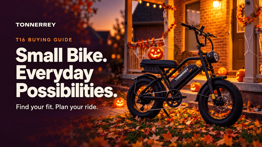Meet the TONNERREY T16: Is This Compact E-Bike Right for You? - TONNERREY