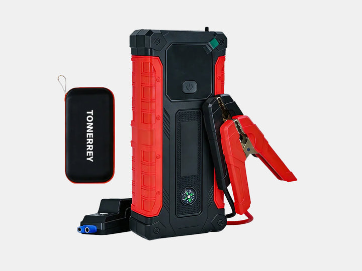 Tonnerrey Portable Jump Starter with Air Pump Car Battery JS003
