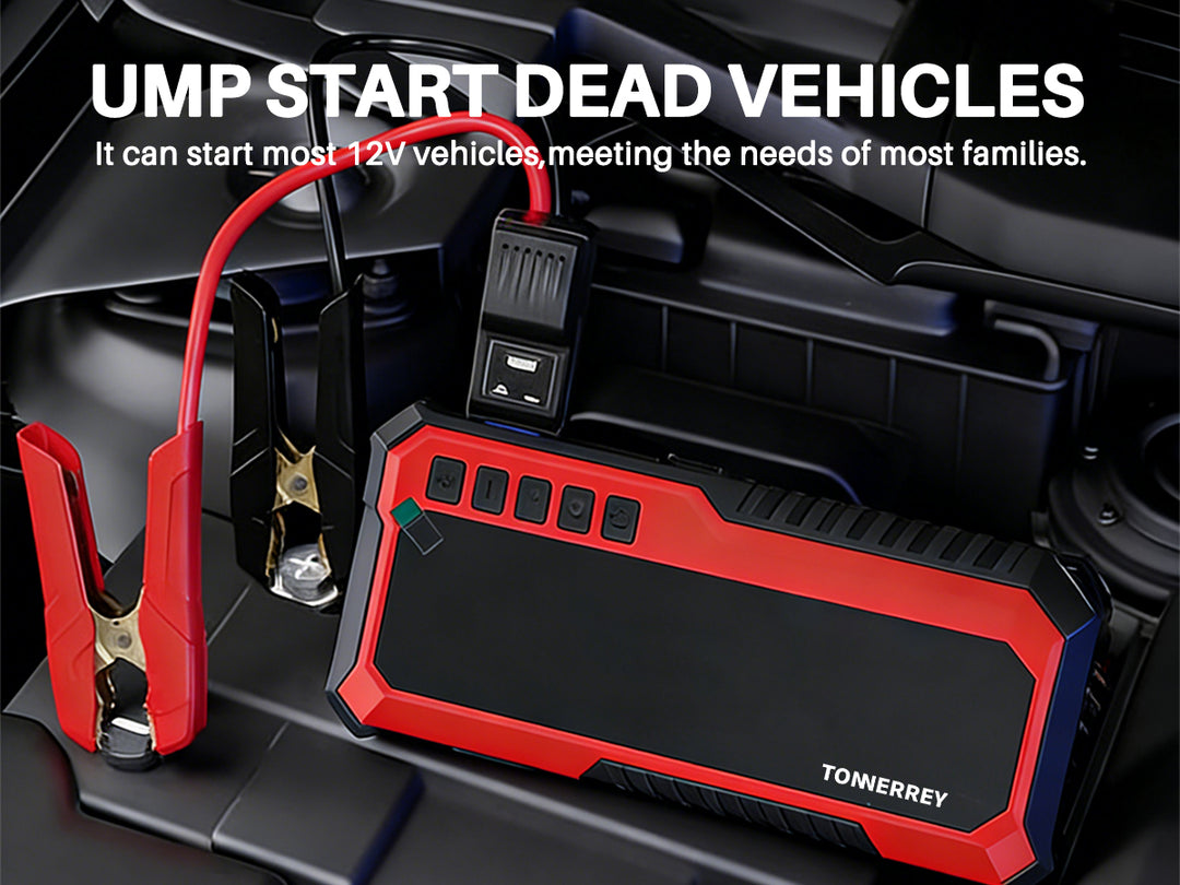 Tonnerrey Portable 3in1 Jump Starter with Air Pump Car Battery JS001