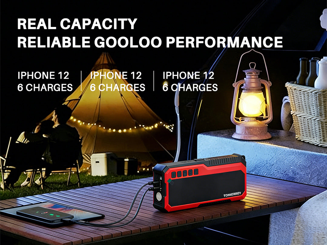 Tonnerrey Portable 3in1 Jump Starter with Air Pump Car Battery JS001