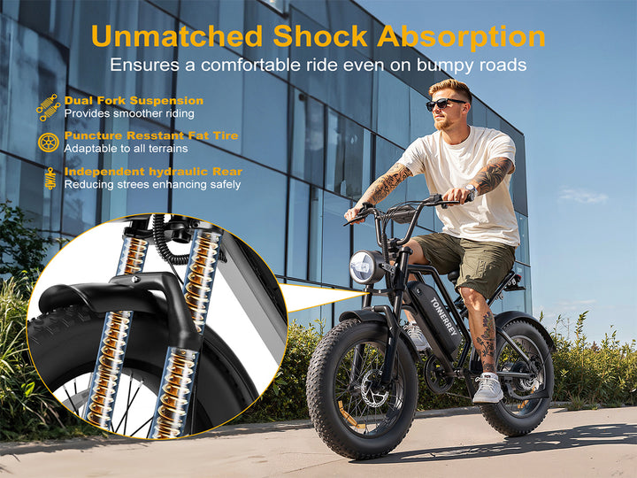 Tonnerrey X3 1500W Fat Tire Electric Dirt Bike