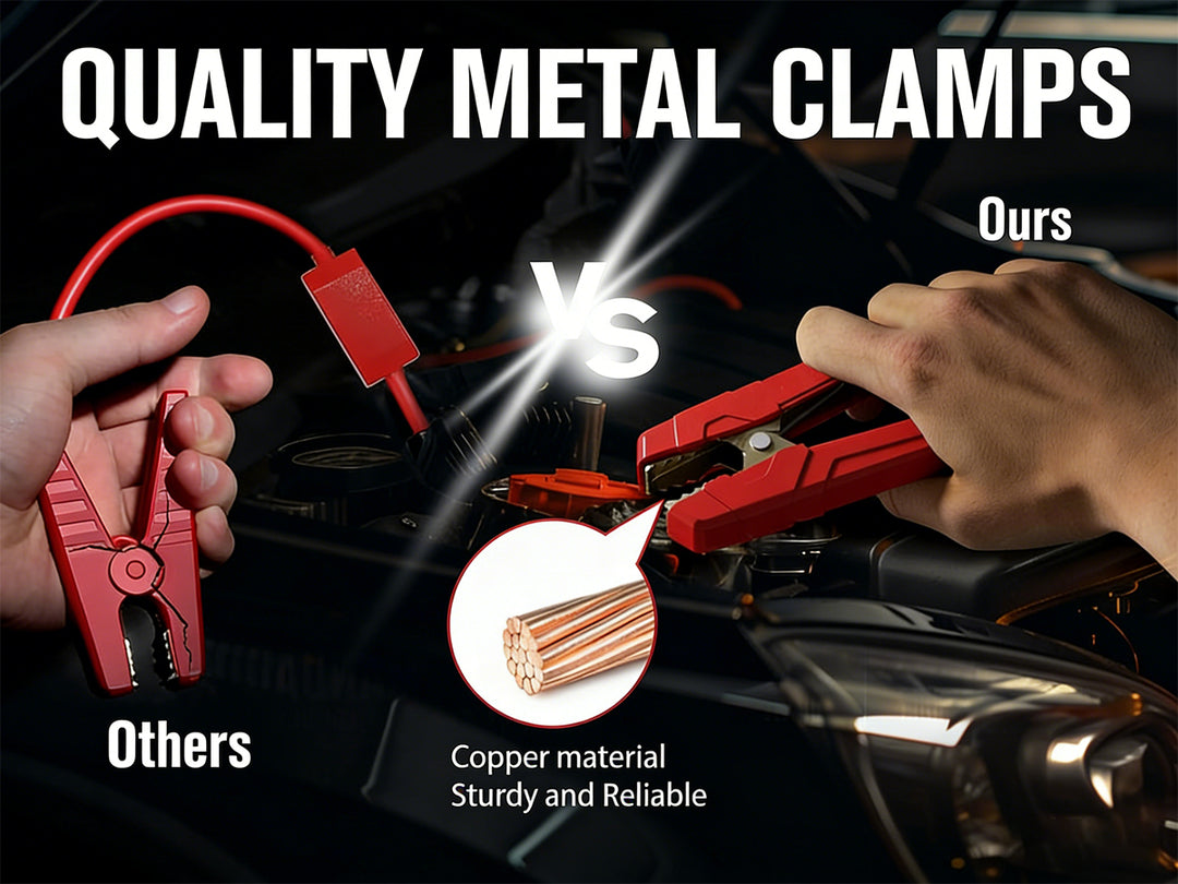 Tonnerrey Portable Jump Starter with Air Pump Car Battery JS003