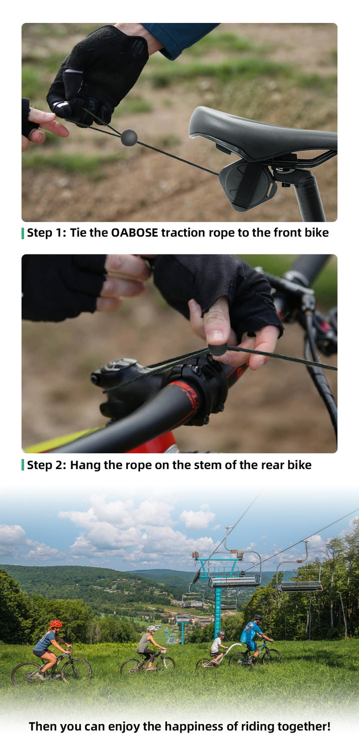 Tonnerrey Bike Towing System - Black