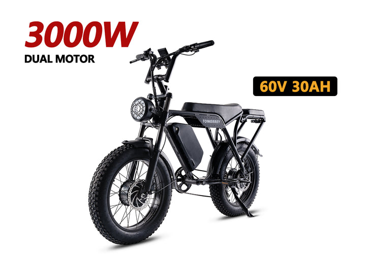 Tonnerrey T8 3000W Moped-style Electric Bike