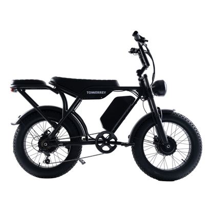 Tonnerry T8 Electric Bike with 3000W peak dual motors and 60V 30Ah Long-lasting Battery