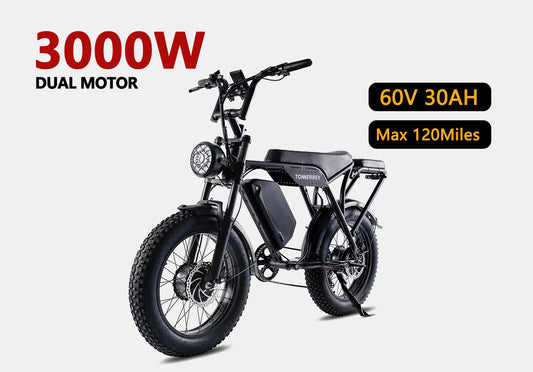 Tonnerrey T8 moped style ebike dual motor