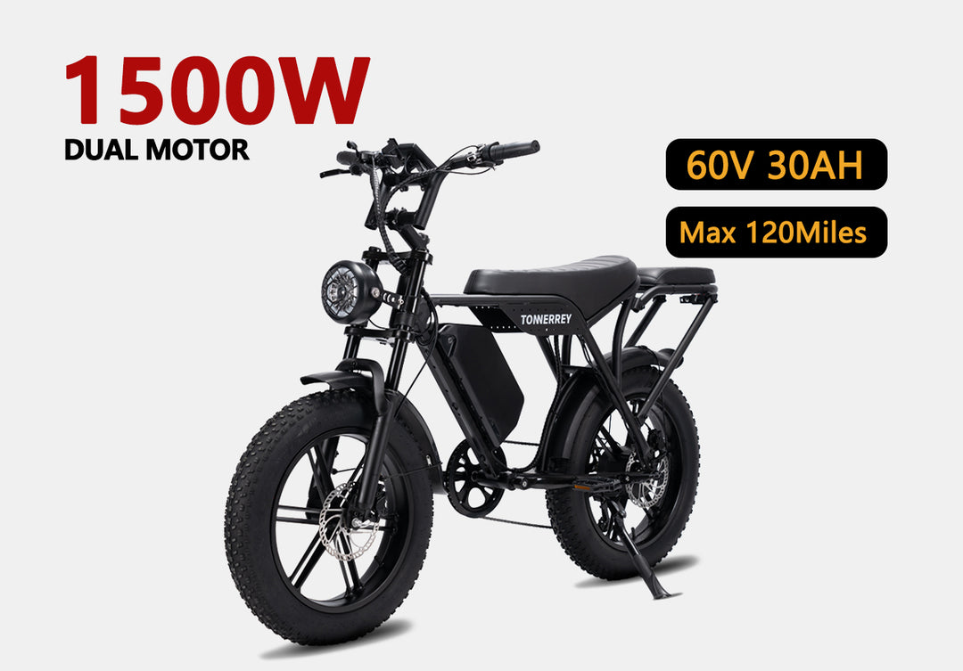 Tonnerrey T8 3000W Moped-style Electric Bike