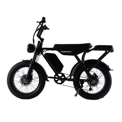 Tonnerry T8 Electric Bike with 3000W peak dual motors and 60V 30Ah Long-lasting Battery