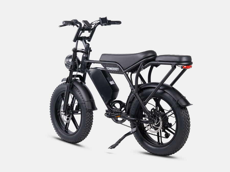 Tonnerrey T8 1500W Moped-style Electric Bike | Single Motor-T8-SM-SR-TONNERREY