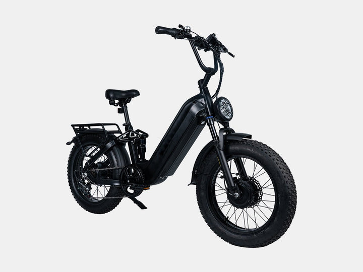 Tonnerrey D2 60V 30Ah Dual Motor Step - Through Commuter Ebike - Black Pantera - TONNERREY
