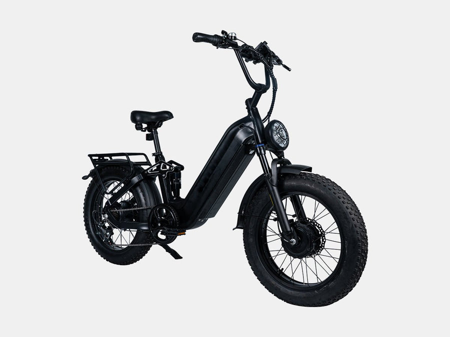 Tonnerrey D2 60V 30Ah Dual Motor Step-Through Commuter Ebike - Black Pantera-TN-D220-D-6030-BK-TONNERREY