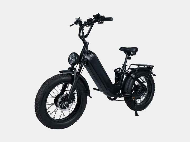 Tonnerrey D2 60V 30Ah Dual Motor Step - Through Commuter Ebike - Black Pantera - TONNERREY