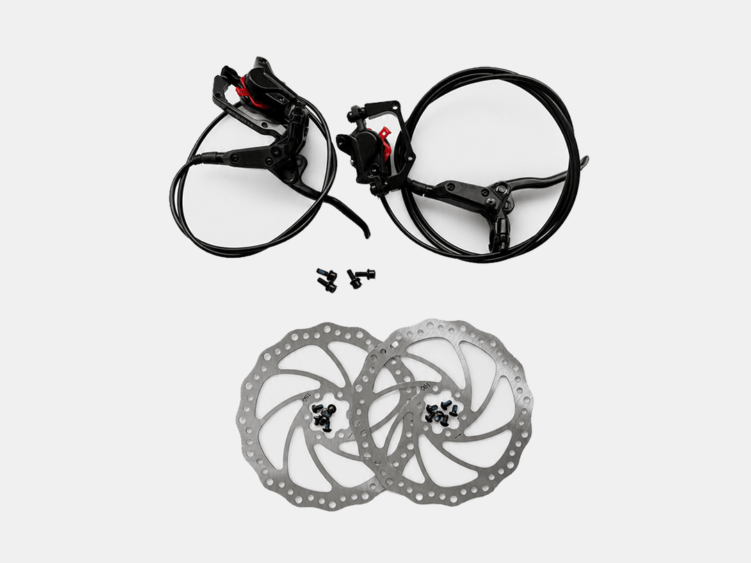 Tonnerrey Hydraulic Disc Brake System for T8 Electric Bike – Front & Rear Disc Brake Kit - TONNERREY