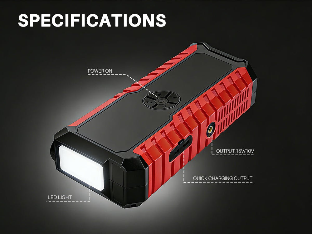 Tonnerrey Portable Multi - Function Jump Starter JS002 - TONNERREY