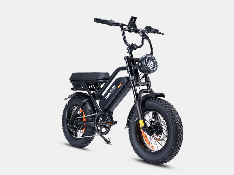 Tonnerrey T16 Dual Suspension Mini Moped Style Electric Bike for Teenager-T16-S4815B-TONNERREY