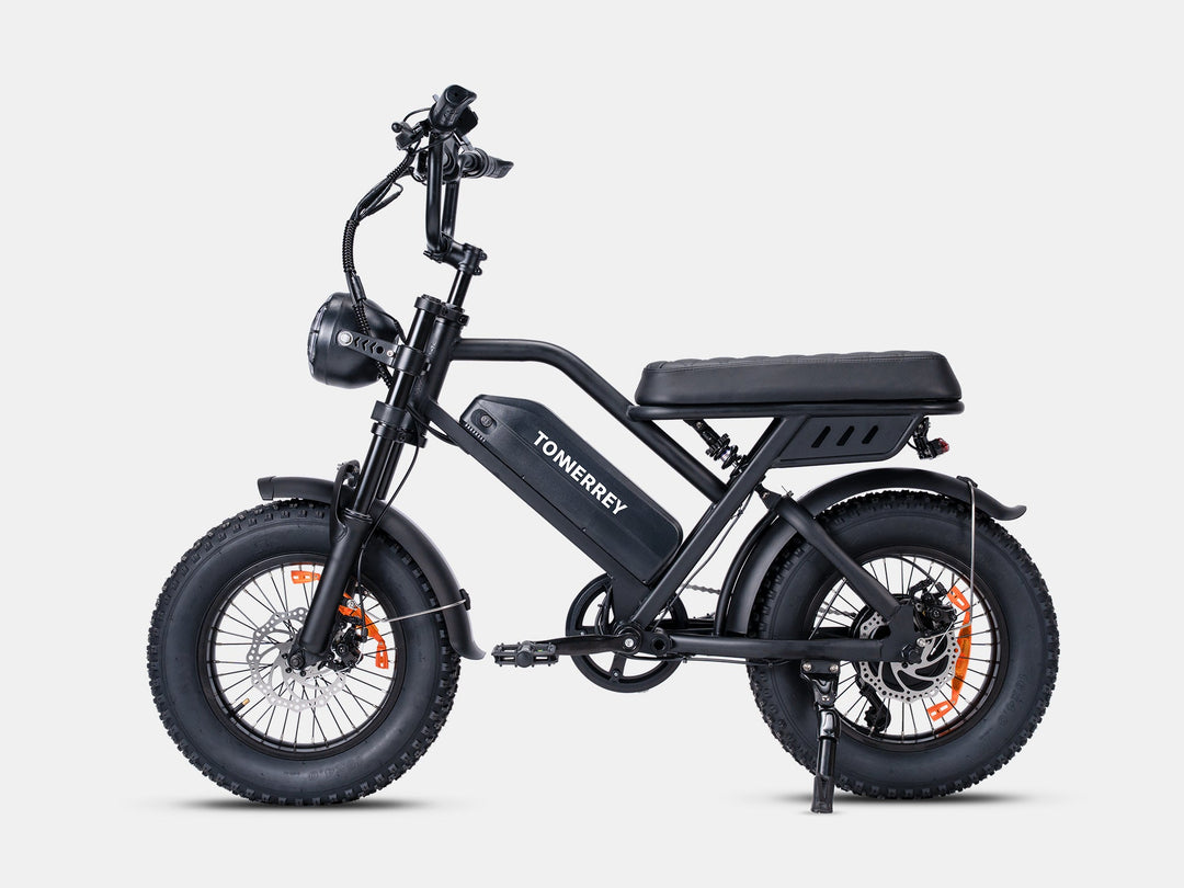 Tonnerrey T16 Dual Suspension Moped Electric Bike for Teens & Young Adults - TONNERREY