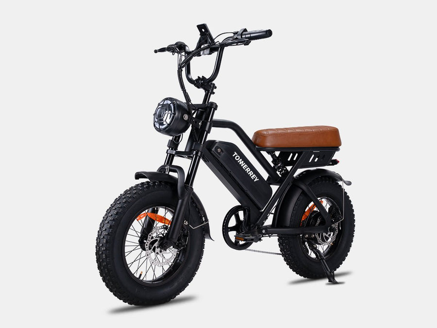 Tonnerrey T16 Dual Suspension Mini Moped Style Electric Bike for Teenager-T16-S4815BR-TONNERREY