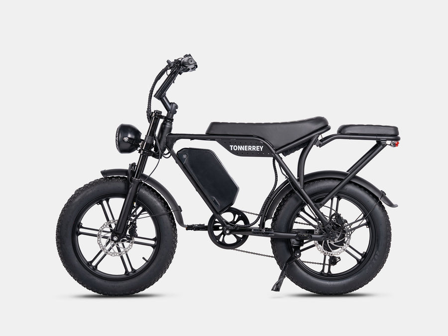 Tonnerrey T8 1500W Moped-style Electric Bike | Single Motor-T8-SM-SR-TONNERREY