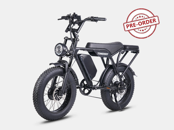 Tonnerrey T8 3000W Moped - style Electric Bike - TONNERREY