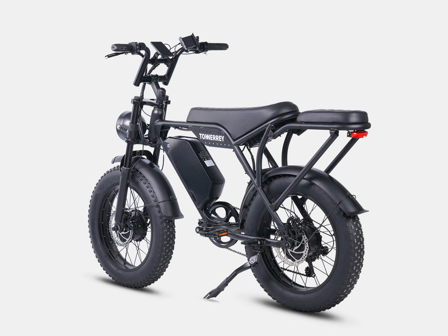 Tonnerrey T8 Moped-Style Electric Bike | Single & Dual Motor-T8-DM-UA-TONNERREY