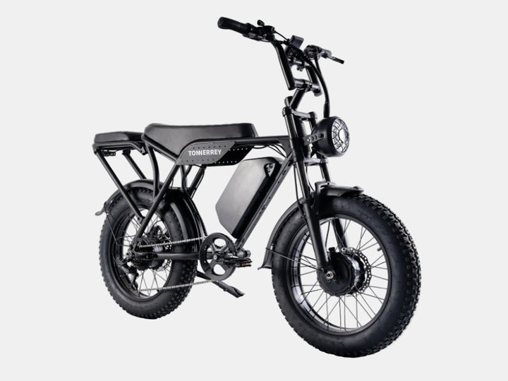 Tonnerrey T8 Combo Deal 1500W Full Suspension Moped - style Electric Bike - TONNERREY