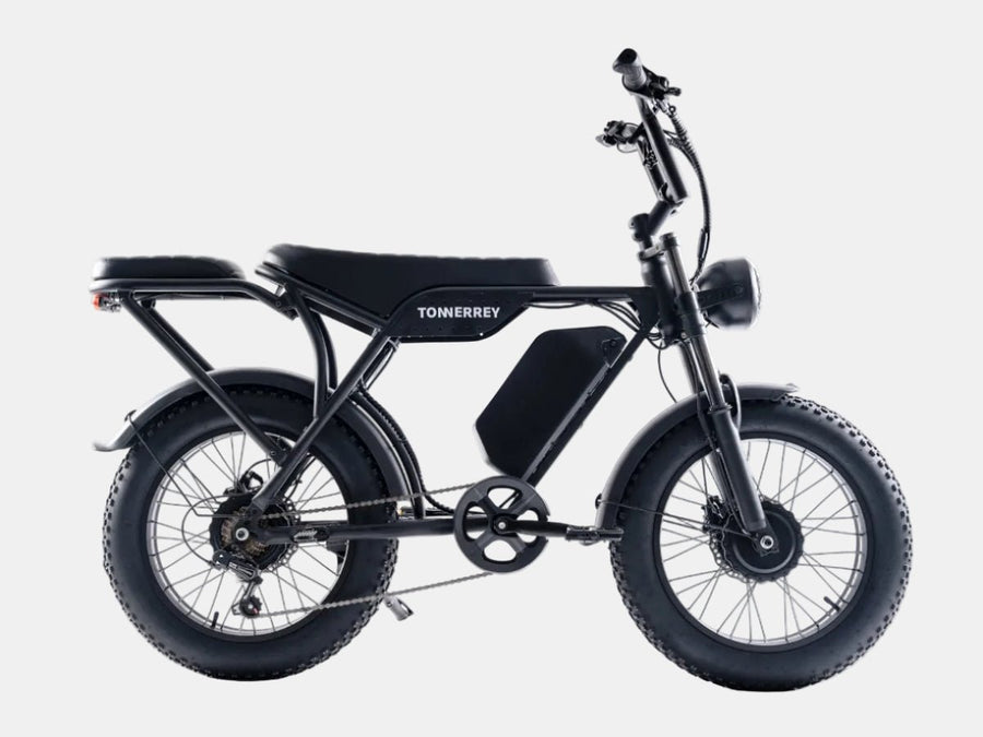 Tonnerrey T8 Combo Deal 1500W Full Suspension Moped-style Electric Bike-T8-SM-SR2-TONNERREY