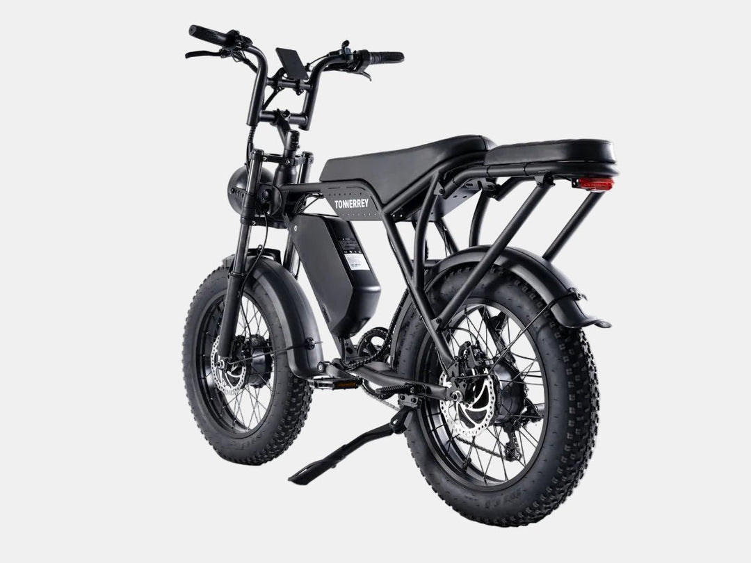 Tonnerrey T8 Combo Deal 1500W Full Suspension Moped - style Electric Bike - TONNERREY