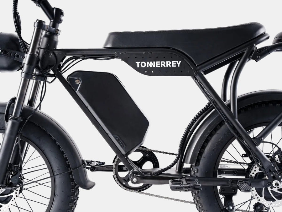 Tonnerrey T8 Combo Deal 1500W Full Suspension Moped-style Electric Bike-T8-SM-SR2-TONNERREY