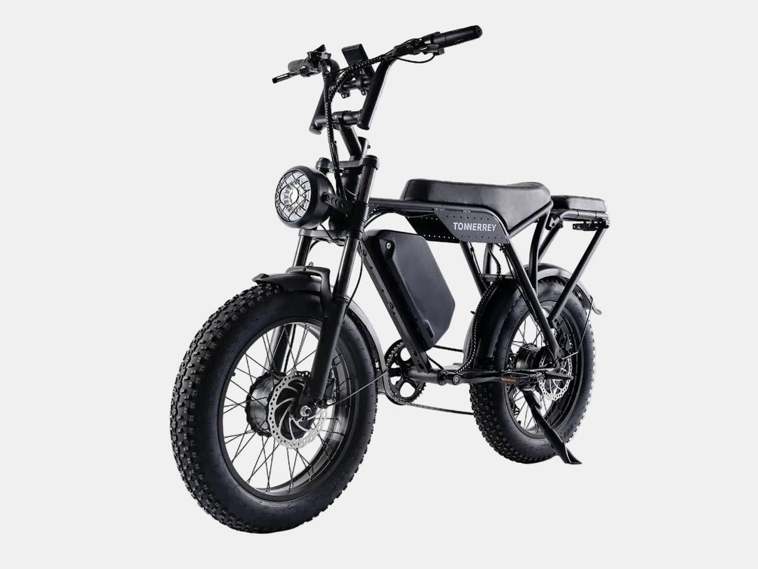 Tonnerrey T8 Combo Deal 3000W Full Suspension Moped - style Electric Bike - TONNERREY