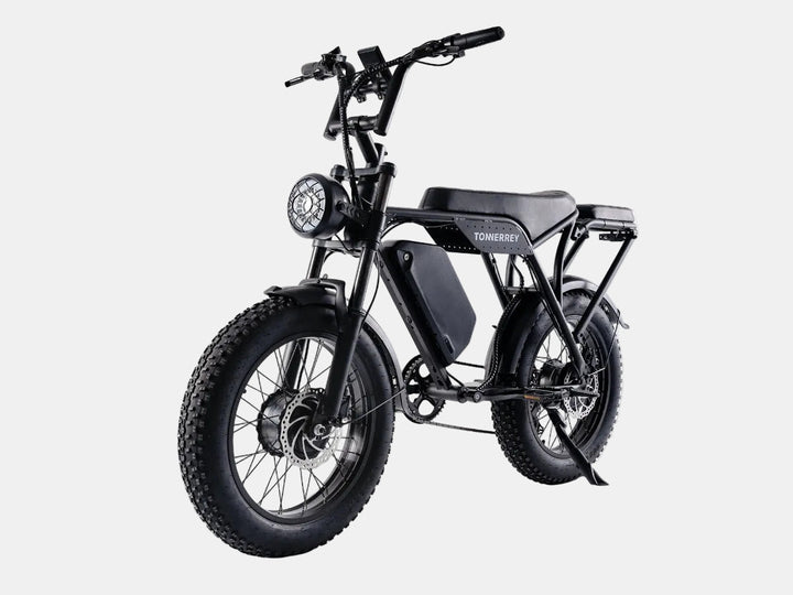 Tonnerrey T8 Combo Deal 3000W Full Suspension Moped - style Electric Bike - TONNERREY