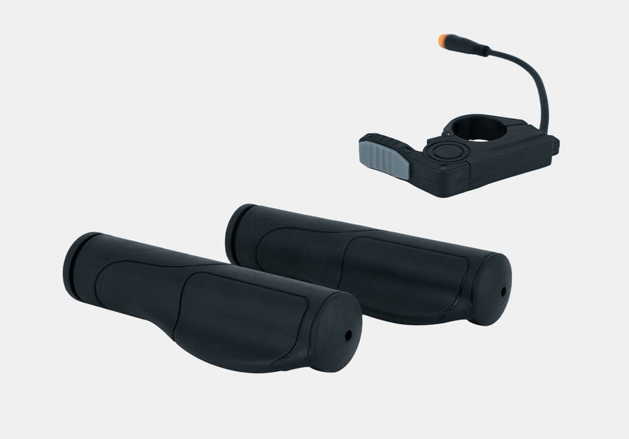 Tonnerrey T8 Moped Style Electric Bike 3PIN Thumb Throttle +Handlebar Grip Pack-TONNERREY
